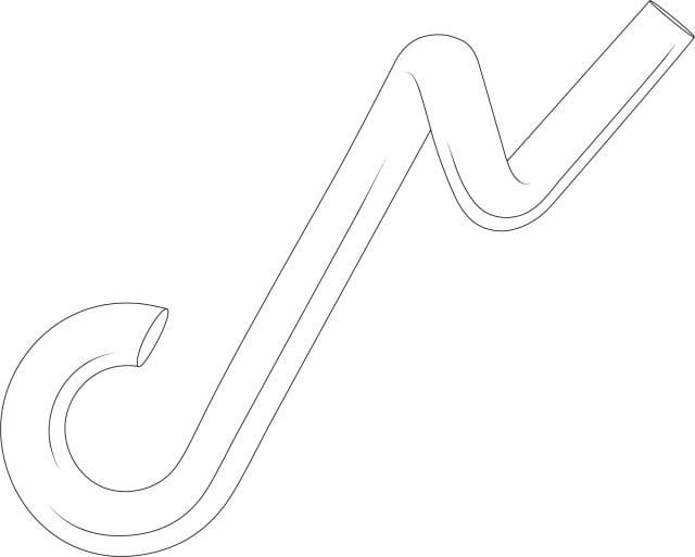 Greenhouse Metal Hook