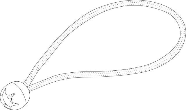 Elastic with Ball for Double Grip